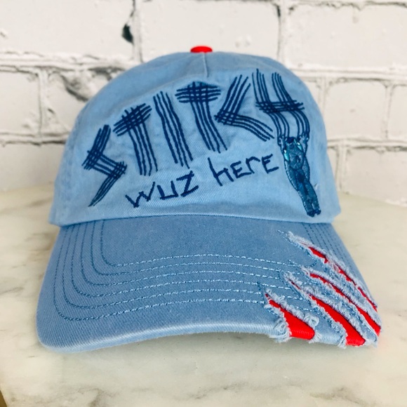 Disney Parks LILO & Stitch Embroider Scratched Adjustable Kids Disney Fun Hat - Picture 10 of 11